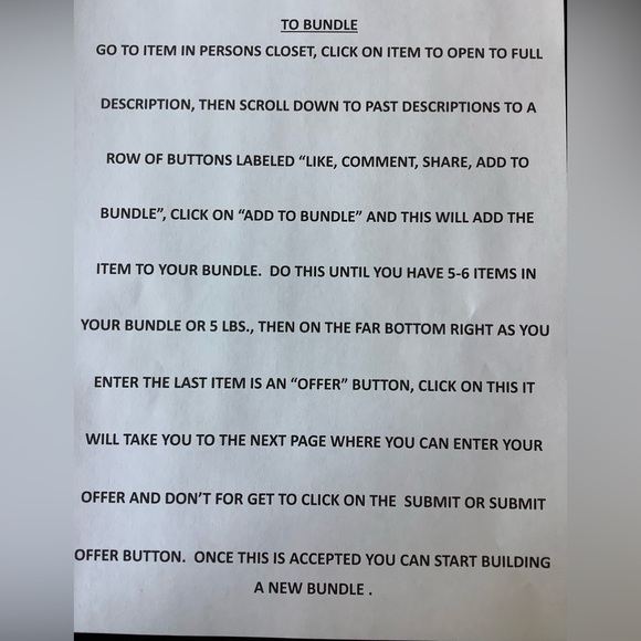 HOW TO BUNDLE 😊 - Picture 1 of 1